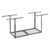 Gladiator 48 Inch x 24 Inch Ceiling Mounted Overhead Storage Organizer Hammered Granite