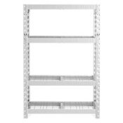 Gladiator 48 Inch Wide Heavy Duty Rack with Four 18 Inch Deep Shelves N/A