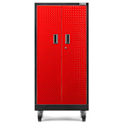 Gladiator Premier 30"W x 66"H Pre-Assembled GearBox Granite / Red
