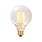 Globe Electric Single Vintage Edison 60W Soft White Dimmable G30 Medium (E26) Incandescent Bulb Soft White