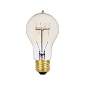 Globe Electric Single 60 Watt Soft White Dimmable A19 Medium (E26) Vintage Incandescent Light Bulb Soft White