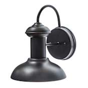 Globe Electric Martes Single Light 9-3/4" High Outdoor Wall Sconce Oil Rubbed Bronze