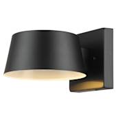 Globe Electric Maisel 5" Tall LED Outdoor Wall Sconce Matte Black