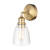 Globe Electric Molly 11" Tall LED Wall Sconce Matte Brass