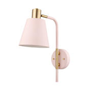 Globe Electric Cleo 14" Tall Wall Sconce Blush Pink