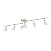 Globe Electric Spence Magnetic Rail Kit Brushed Nickel