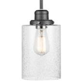 Globe Electric Annecy 6" Wide LED Mini Pendant Graphite