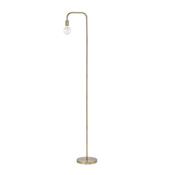Globe Electric Holden Single Light 70" High Column Floor Lamp Matte Brass
