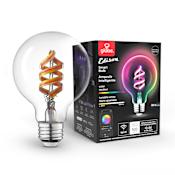 Globe Electric 7 Watt Vintage Edison G25 Medium (E26) LED Smart Bulb- 500 Lumens, 2000K, 5000K, and 80CRI N/A