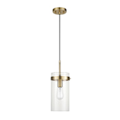 Globe Electric Connor 6" Wide Mini Pendant Brass