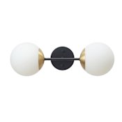 Globe Electric Celestia 2 Light 20" Wide Vanity Light Matte Black