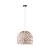Globe Electric Artessa 2 Light 16" Wide Pendant Brass