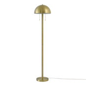 Globe Electric Haydel 2 Light 60" Tall Accent Floor Lamp Brass