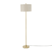 Globe Electric Cove 62" Tall Accent Floor Lamp Brass