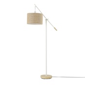 Globe Electric Serena 66" Tall Boom Arm Floor Lamp Matte White