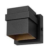 Globe Electric Yvie 5" Tall Outdoor Wall Sconce Matte Black