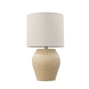 Globe Electric Emilia 18" Tall Vase Table Lamp Soft Beige