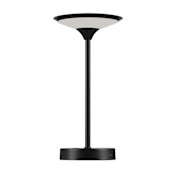 Globe Electric Beauregard 12" Tall LED Torchiere Rechargeable Outdoor Lamp Black
