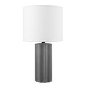 Globe Electric Doris 20" Tall Buffet Table Lamp Dark Gray