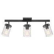 Globe Electric Trixie 3 Light 24" Wide Fixed Rail Ceiling Fixture Matte