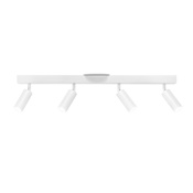Globe Electric Bianca 4 Light 28" Wide Fixed Rail Linear Ceiling Fixture Matte