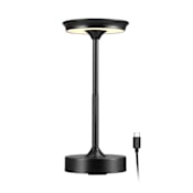 Globe Electric 11" Tall LED Torchiere Outdoor Lamp Black