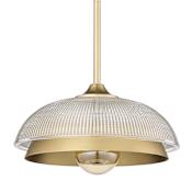 Golden Lighting Crawford 12" Wide Pendant Brushed Champagne Bronze
