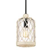 Golden Lighting Nassau 7" Wide Mini Pendant Matte Black