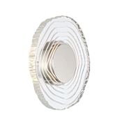 Golden Lighting Luminwood 12" Tall Wall Sconce Polished Nickel
