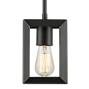 Golden Lighting Smyth 5" Wide Mini Pendant Matte Black
