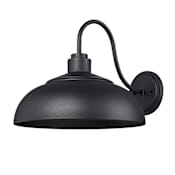 Golden Lighting Levitt 12" Tall Outdoor Wall Sconce Natural Black / Natural Black