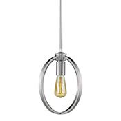 Golden Lighting Colson Single Light 10-1/8" Wide Pendant Pewter