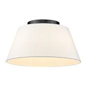 Golden Lighting Penn 3 Light 16" Wide Semi-Flush Ceiling Fixture Matte Black