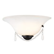 Golden Lighting Priscilla 5" Tall Wall Sconce Matte Black