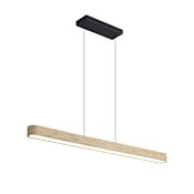Golden Lighting Silva 47" Wide LED Linear Outdoor Chandelier Driftwood