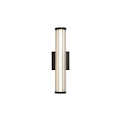 Golden Lighting Rodara 17" Tall Outdoor Wall Sconce Matte Black