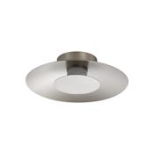 Golden Lighting Luma 12" Wide Semi-flush Ceiling Fixture Sand Nickel