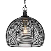 Golden Lighting Calypso 16" Wide Pendant Matte Black