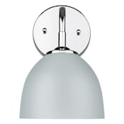 Golden Lighting Zoey 10" Tall Wall Sconce Chrome