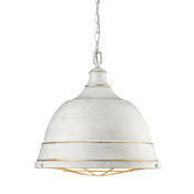 Golden Lighting Bartlett 2 Light 16-1/2" Wide Pendant French White