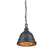 Golden Lighting Bartlett 1 Light 9.25" Wide Pendant Black Patina