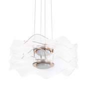 Golden Lighting Vetrina 24" Wide Pendant Light Gold