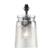 Golden Lighting Travers Single Light 10-1/2" High Wall Sconce with Frosted Glass Black