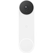 Google Nest 6-3/10" H x 1-4/5" W Battery Powered Video Doorbell White