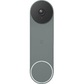 Google Nest 6-3/10" H x 1-4/5" W Battery Powered Video Doorbell Green