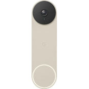 Google Nest 6-3/10" H x 1-4/5" W Battery Powered Video Doorbell Beige