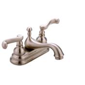 Graff Chanteaux 2.2 GPM Centerset Bathroom Faucet with Drain Assembly Brushed Nickel