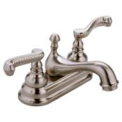 Graff Chanteaux 2.2 GPM Centerset Bathroom Faucet with Drain Assembly and Lever Handles Brushed Nickel
