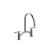 Graff Sospiro 1.8 GPM Widespread Kitchen Faucet Polished Chrome