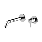 Graff M.E. 1.2 GPM Wall Mounted Widespread Bathroom Faucet Polished Chrome